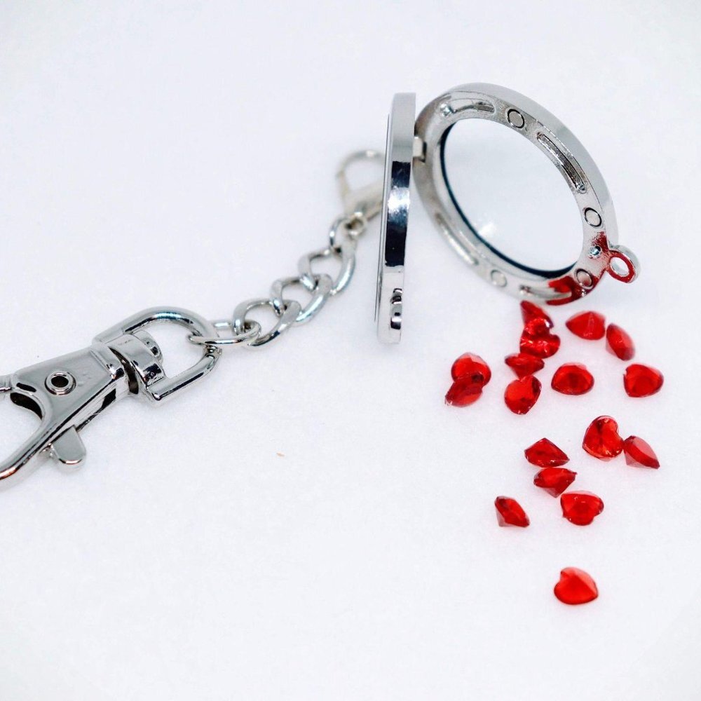 Keychain Floating Charm Locket
